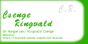 csenge ringvald business card